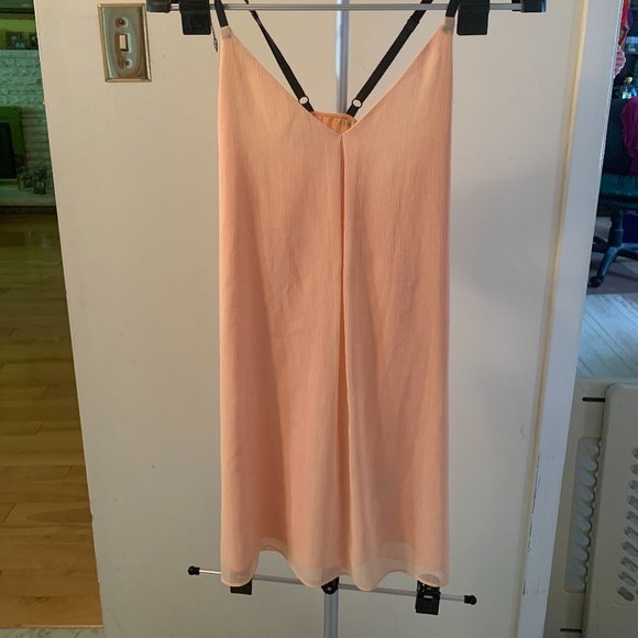 Alice + Olivia Peach Summer Midi Dress - Size XS - Picture 3 of 3